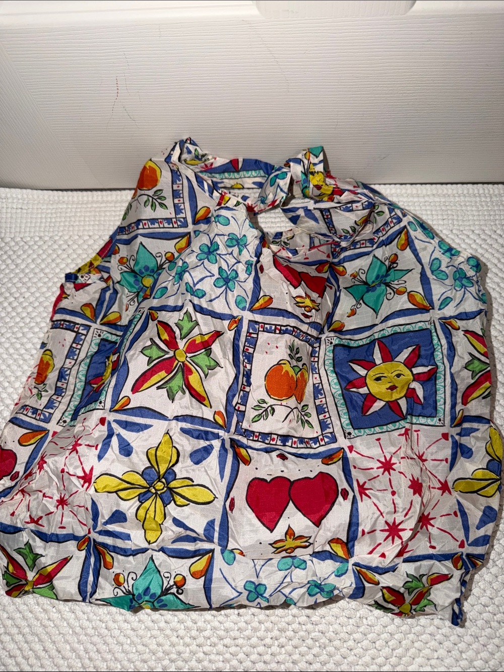 Baggu Standard Sunshine Tile Reusable Tote Bag